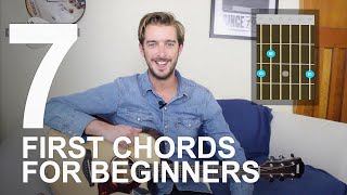 First 7 Chords To Learn on Guitar [upl. by Garry]