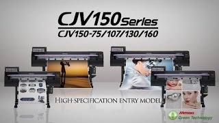 Mimaki CJV150 [upl. by Ydnahs880]