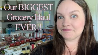 Our Biggest Grocery Haul Ever [upl. by Sherilyn]