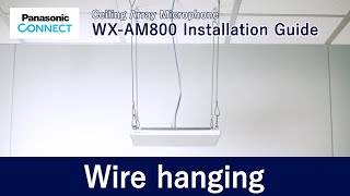 Installation Guide Ceiling Array Microphone Wire Hanging [upl. by Namus148]