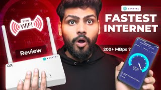 Excitel Fiber Broadband Long Term Review  Speed Test 😱  Excitel Fiber Plans 2024  Best for you 💯 [upl. by Azilef]