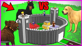 EFEKAN VS KÖPEK ÇETESİ GÜVENLİ KALE😱  Minecraft [upl. by Terrene233]