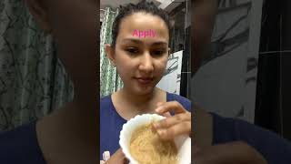 Home made face scrub for health and glowing skin🫠 [upl. by Ontina800]