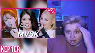 REACTION to KEP1ER  SHINE MVSK amp WA DA DA DEBUT SHOW STAGES [upl. by Kenwee]