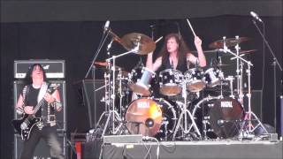 Exciter  Pounding Metal Live  Sweden Rock Festival 2015 [upl. by Harrak]