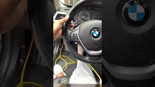 Instalation et activation volant avec palette sur une bmw serie 3 f30 [upl. by Attoynek485]