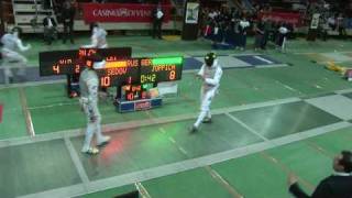 20100219 mf gp Venice 8 green SEDOV Artem RUS 15 vs JOPPICH Peter GER 12 sd No [upl. by Teriann]