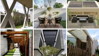 Modern pergola design Concrete pergola design metal pergola design Wooden pergola design [upl. by Omar]