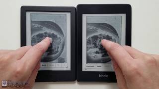 Kindle Paperwhite 4 vs 79 Kindle Comparison Review  2018 [upl. by Cristi786]