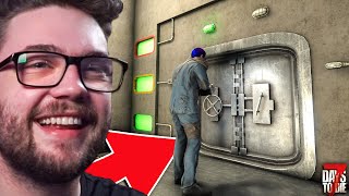 BANK VAULT HEIST  7 Days to Die 10 [upl. by Eelanna]