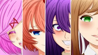 Doki Doki Literature Club  Poem Readings [upl. by Frager]