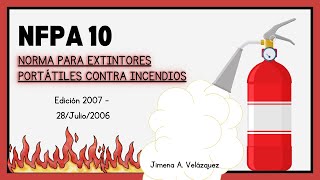 NFPA 10 Jimena Velázquez Seguridad e Higiene  Trabajo Práctico [upl. by Terrel]