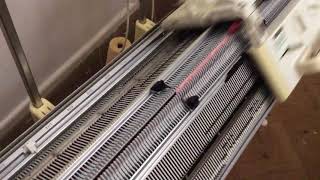 Passap knitting machine E6000 with Electra 4600 motor in action [upl. by Paynter212]