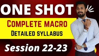 Complete One shot Macro eco  Full detailed Syllabus  Must watch [upl. by Nelly]