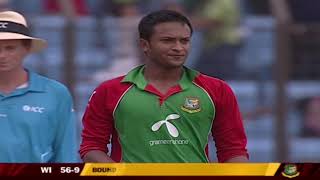 Shakib Al Hasan Magics vs Windies  Old Is Gold [upl. by Downall]