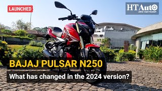 2024 Bajaj Pulsar N250 launched What has changed [upl. by Ennyrb]