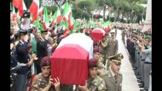 Funerali Solenni soldati morti in Afghanistan Tribute to italian soldiers [upl. by Jahdiel327]