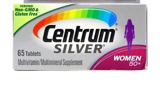 centrum women 50 review centrum silver women  centrum women multivitamin review [upl. by Vitia]