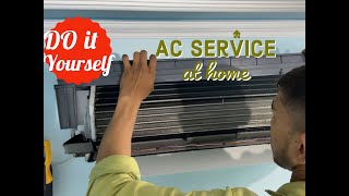 Hitachi AC Service at home  Detailed steps for performing AC Service in 2023 [upl. by Armmat]