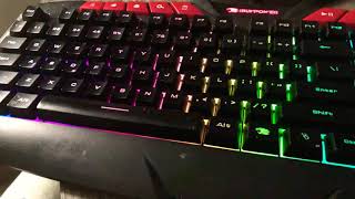 how to change the glow colors on your ibuypower keyboard [upl. by Initirb]