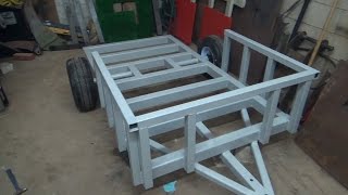 Official MINI EX Trailer Build Day 7Adding the rack and priming it all [upl. by Assertal]