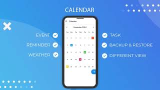 Calendar App  Schedule Planner  Track Tasks amp Events  Business planner [upl. by Suoivatco]