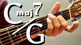 하루10분 통기타 Cmaj7G 코드 소리 amp 모양 초급 Cmaj7G chord guitar lesson 기타솔져 [upl. by Odlopoel]