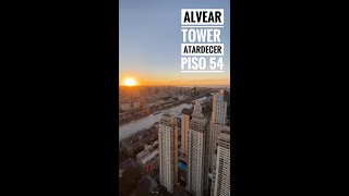 ALVEAR TOWER  Atardecer épico desde el piso 54 con Silvina Luna y Milka Gili  Puerto Madero [upl. by Stannwood950]