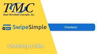 SwipeSimple  Creating a Sale on SwipeSimple Register [upl. by Cristabel]