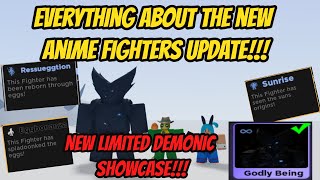 Everything about the new Anime Fighters Easter Update  New Limited Demonic Showcase [upl. by Moore]