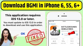 🔥BGMI Download in iOS 12  Battleground Mobile India Download in iPhone 6 6 5S  Get BGMI iOS 12 [upl. by Madox]