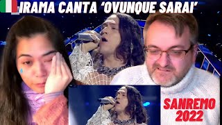 Sanremo 2022  Irama canta ‘Ovunque sarai’  🇩🇰NielsensTV REACTION [upl. by Dugas443]