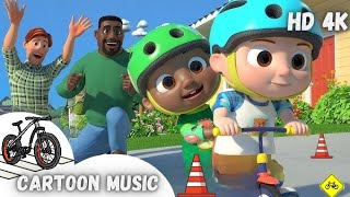 Cycle song and Dance  cartoon story NurseryRhymes amp Baby Songs [upl. by Coulter667]