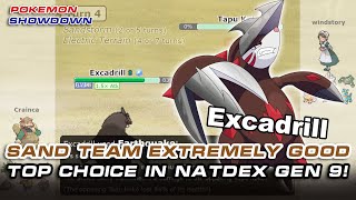 SAND TEAM is Extremely good Top choice in NatDex Gen 9  Pokemon Showdown [upl. by Assehc120]