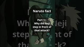 naruto fact  Neji’s Sacrifice shorts naruto sad english moments [upl. by Annahc]