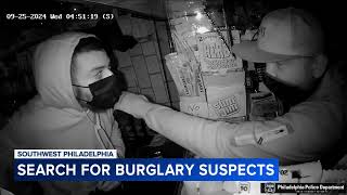 2 sought after string of burglaries caught on video across Philadelphia [upl. by Dannel737]