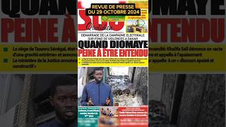 En Wolof Revue de presse 🇸🇳 du 29 octobre 2024Part 1revuedepresse actualitesenegal mtdnews08 [upl. by Fonz]