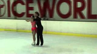 5 Lauri BONACORSI  Travis MAGER USA  ISU JGP Brisbane 2011 Junior Ice Dance Short Dance [upl. by Ylen661]