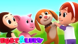 Oranges amp Lemons  Nursery Rhymes For Children  Kids Songs with Luke amp Lily [upl. by Drahcir419]