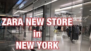 ZARA STORE NEW YORK CITY HUDSON YARD AUGUST 2019 [upl. by Ruhtua]