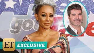 EXCLUSIVE Mel B on Why She Threw Water at Simon Cowell During Emotional AGT Episode [upl. by Allevon839]