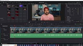 how to remove background in davinci resolve 18 free version [upl. by Eimrej]