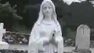 10 Virgin Mary Statues Caught MOVING on Camera [upl. by Kellby]