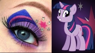 My Little Ponys Twilight Sparkle makeup tutorial [upl. by Ayela]