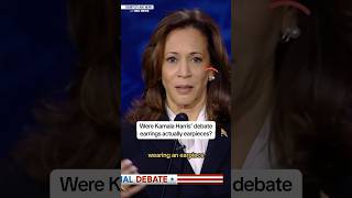 Were Kamala Harris’s debate earrings actually earpieces [upl. by Plantagenet]