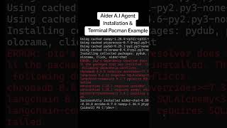 Aider AI AGENT INSTALLATION chatgpt artificialintelligence coding AI aider gpt o1 claude [upl. by Annaeel995]