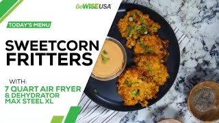 Crispy Air Fryer Sweetcorn Fritters [upl. by Netneuq]