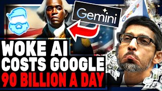 Google Lost 90 BILLION In A Single Day Due To Woke Gemini AI [upl. by Mihsah]