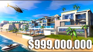 I Spent 1000000000 Robux On A Roblox Home [upl. by Eenet]