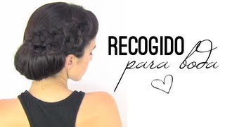 Peinado de novia quot Recogido elegantequot [upl. by Eedebez]